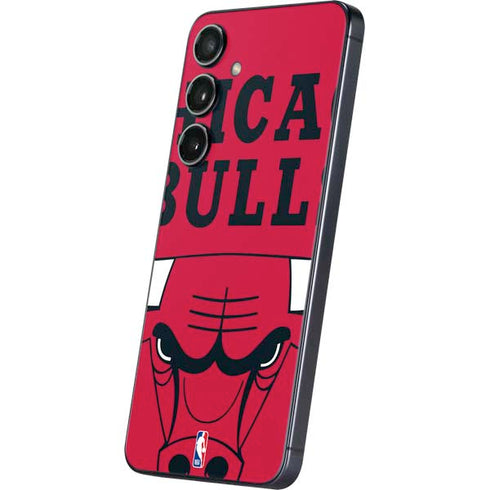 NBA Chicago Bulls Large Logo Galaxy S25 Skin